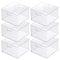 6 Pack: 13" x 13" Clear Storage Bin with Handles by Simply Tidy™